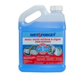 Wet & Forget 0.5 gal. Moss Mold Mildew and Algae Stain Remover 800003