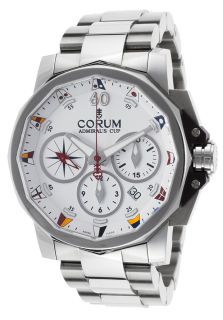 Men's Admiral's Cup Challenge Auto Chrono SS White Dial