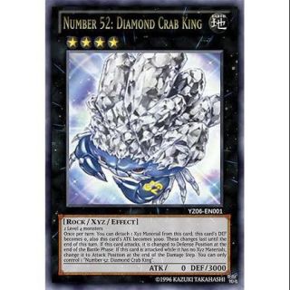 YuGiOh Shonen Jump Number 52: Diamond Crab King YZ06 EN001