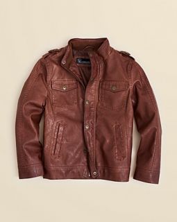 Urban Republic Boys' Faux Leather Jacket   Sizes 8 20