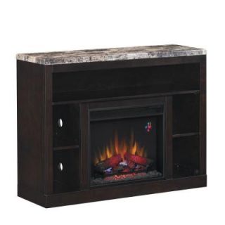 Classic Flame Adams 47.5 in. Media Mantel Electric Fireplace in Coffee Black 83114