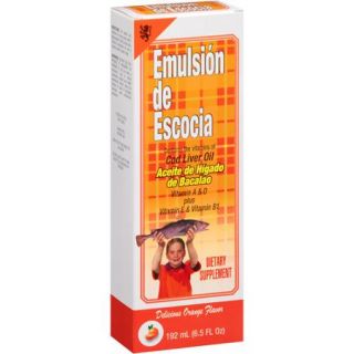 Emulsion De Escocia Orange Flavor Cod Liver Oil, 6.5 fl oz