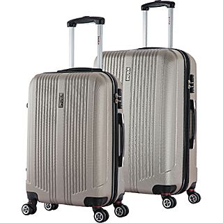 inUSA San Francisco ML 2 Piece Lightweight Hardside Spinner Luggage Set