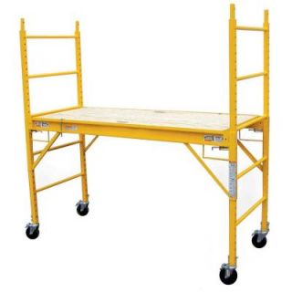 PRO SERIES 6 ft. x 6 ft. x 29 in. Multi Use Drywall Baker Scaffolding with 1000 lb. Load Capacity GSSI