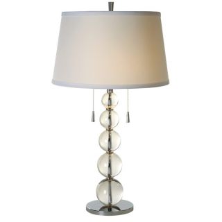 Palla Crystal 2 light Chrome Table Lamp   15851862  