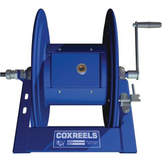 Coxreels Professional-Grade Electric Rewind Cord Storage Reel — 30 Amps, Model# 1125PCL-8-E  Cord Reels