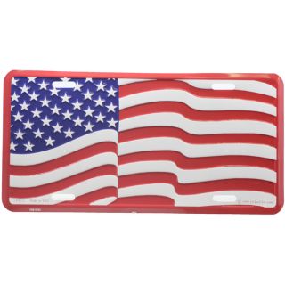 USA Flag License Plate   17258340 Big