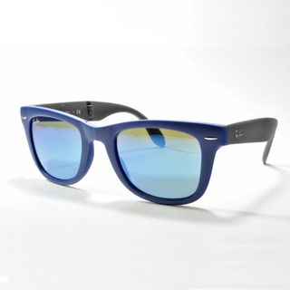 Ray Ban Wayfarer Folding Classic Sunglasses 54mm   Blue Frame/Blue