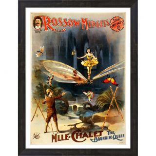 Rossow Midgets, 1897 Framed Vintage Advertisement by Evive Designs