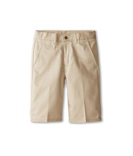 Nautica Kids Flat Front Twill Shorts (Big Kids) Khaki