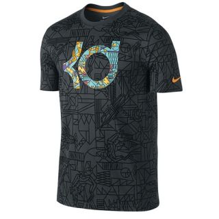 Nike QT KD All Star T Shirt   Mens   Basketball   Clothing   Anthracite/Kumquat