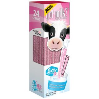 Got Milk? Strawberry Magic Straws, 0.16 oz, 24 count