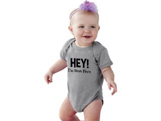 Hey I'm New Here Baby Romper Cute Toddler One Piece Twelve Months