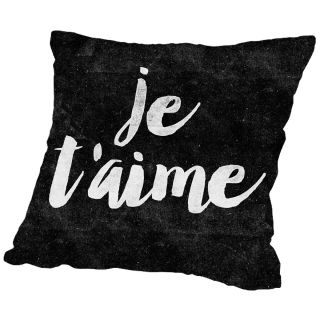 Je Taime Throw Pillow by Americanflat