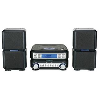 Naxa NS 438 Digital CD Micro System With AM/FM Stereo Radio, Black
