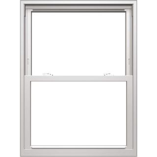 Pella 250 Series Vinyl Double Pane Annealed Replacement Double Hung Window (Rough Opening: 31.75 in x 53.75 in Actual: 31.5 in x 53.5 in)