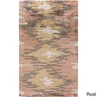 Hand knotted Beth Lacefield Kathryn Indoor Wool Runner Rug (26 x 8)