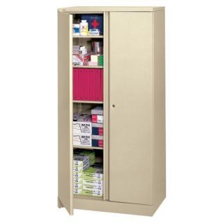 Easy to Assemble Storage Cabinet, 36w x 18d x 72h, Putty