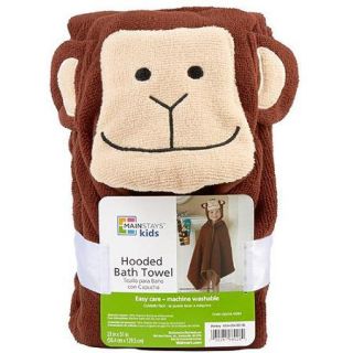 Mainstays Monkey Hooded Towel