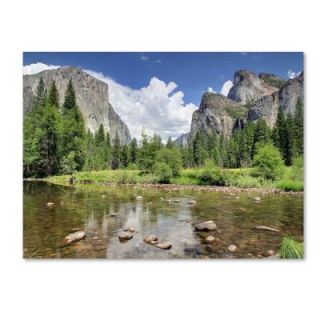 Trademark Fine Art 30 in. x 47 in. Yosemite Canvas Art PL0077 C3047GG