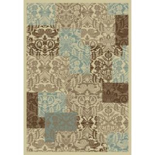 Concord Global Trading Chester Patchwork Soft 6 ft. 7 in. x 9 ft. 3 in. Area Rug 98616