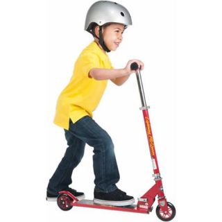 Disney Cars Huffy Inline Folding Kick Scooter, Red