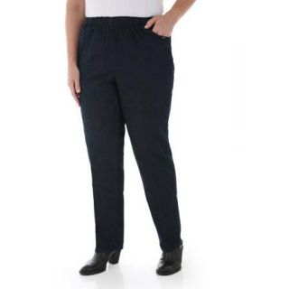 Chic Women's Plus Size Stretch Pull On Jeans, Available in Regular and Petite Lengths