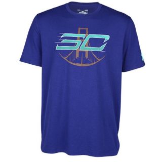 Under Armour Curry SC30 Logo T Shirt   Mens   Basketball   Clothing   Curry, Stephen   Royal/White/Taxi