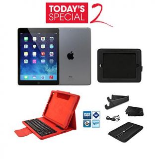 Apple iPad Air® Ultra Thin Wi Fi Tablet with Bluetooth Keyboard Case, Services and Starter Kit   10071333