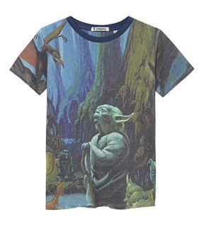 COURAGE & KIND   Yoda Dagobah t shirt 2 14 years