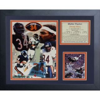 Chicago Bears Payton Framed Photo Collage by Legends Never Die