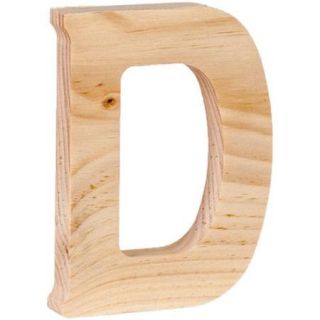 Wood Letter 5"X.63" D