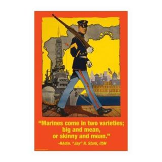 Marines Come in Two Varieties Print (Canvas 12x18)