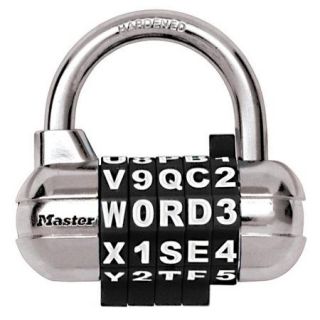 Master Lock Combination Letter Lock