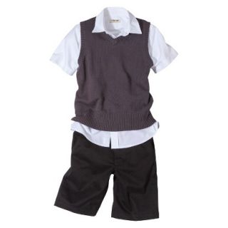 Cherokee® Boys School Uniform Short Sleeve Woven, Sweater Vest and