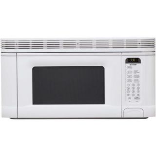 Sharp 1.4 cu. ft. 950 Watt Over the Range Microwave Oven in White R1406T