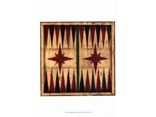 Small Antique Backgammon Poster Print by Ethan Harper (13 x 19)