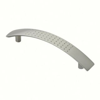 Siro Designs 3 3/4 in Center To Center Matte Chrome Tech Novelle Arched Cabinet Pull