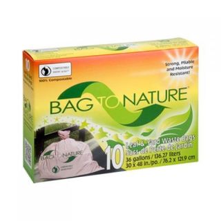 Bag To Nature Compostable Bag And Liner 13GAL/15CT TRASH BAG