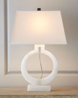 VISUAL COMFORT Alabaster Circle Lamp