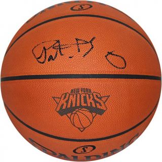Steiner Sports Patrick Ewing Signed Knicks Logo Basketball   7503857