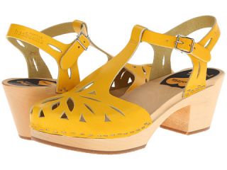 swedish hasbeens lacy sandal yellow