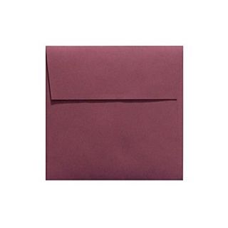 LUX 80lbs. 7 x 7 Square Envelopes W/Peel & Press, Vintage Plum Purple, 1000/BX