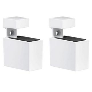 Dolle Cuadro 3/16 in.   3/4 in. Adjustable Shelf Support in White 16771