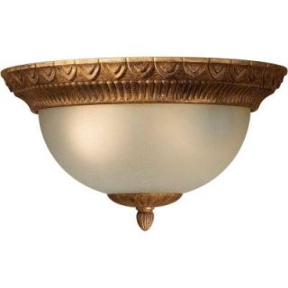 Talista 2 Light Chestnut Flush Mount with Shaded Umber Glass CLI FRT2433 02 17