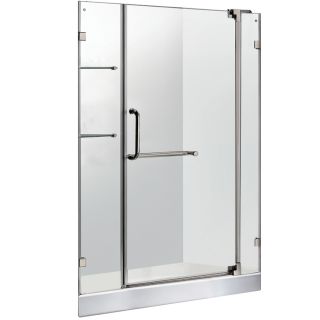 VIGO 42 in to 48 in Frameless Pivot Shower Door