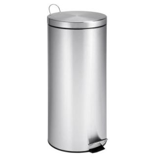 Honey Can Do 30 l Stainless Steel Round Step On Touchless Trash Can TRS 02110