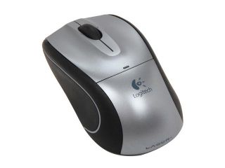 Refurbished: Logitech M505 910 001316 Gray 3 Buttons Tilt Wheel USB RF Wireless Laser Mouse