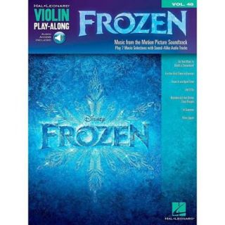 Hal Leonard Frozen   Violin Play Along Volume 48 Book/Online Audio