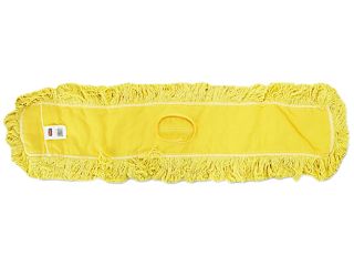 Rubbermaid Commercial J15700YEL Trapper Commercial Dust Mop, Looped end Launderable, 5" x 48", Yellow